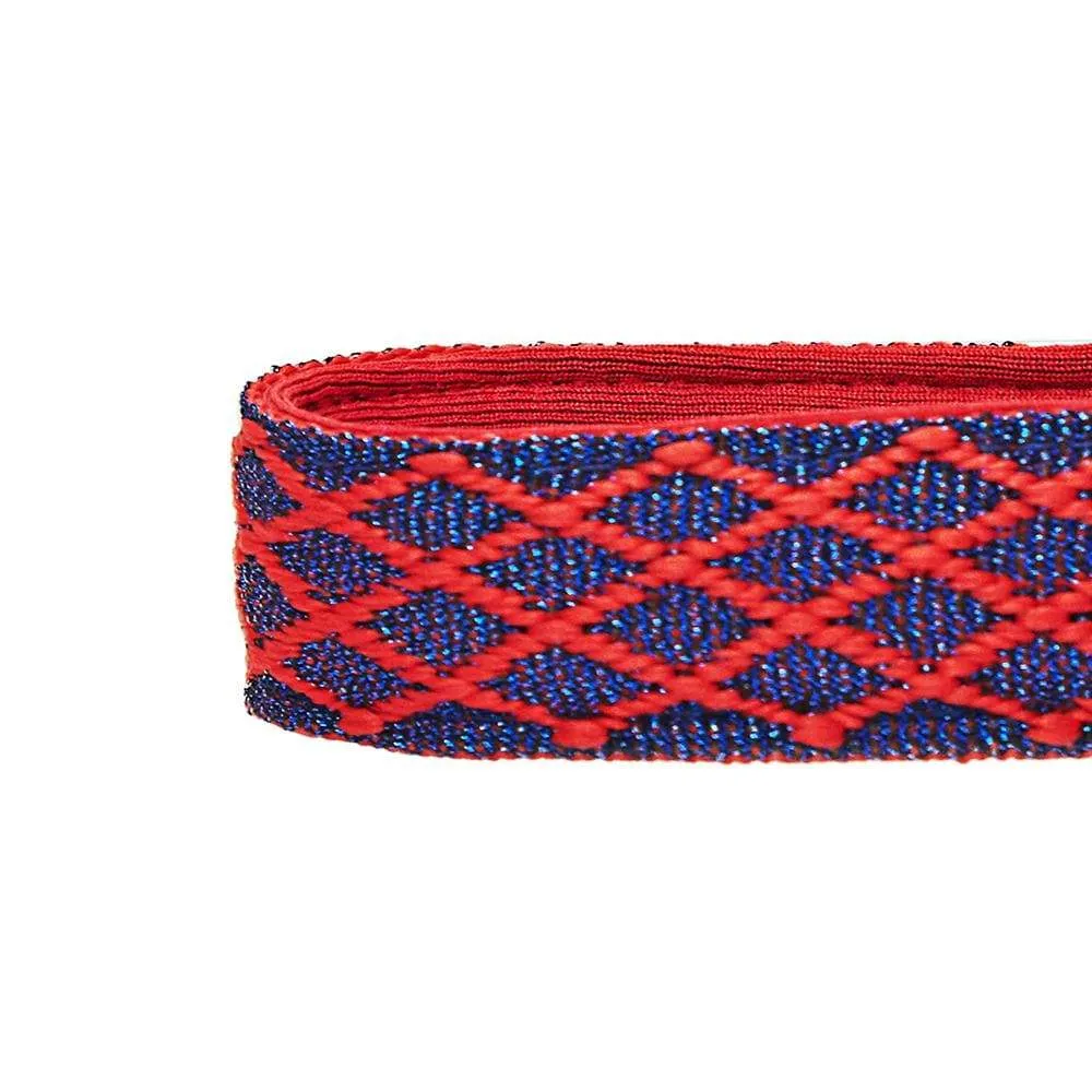 Diamond Pattern Padded Dog Collar