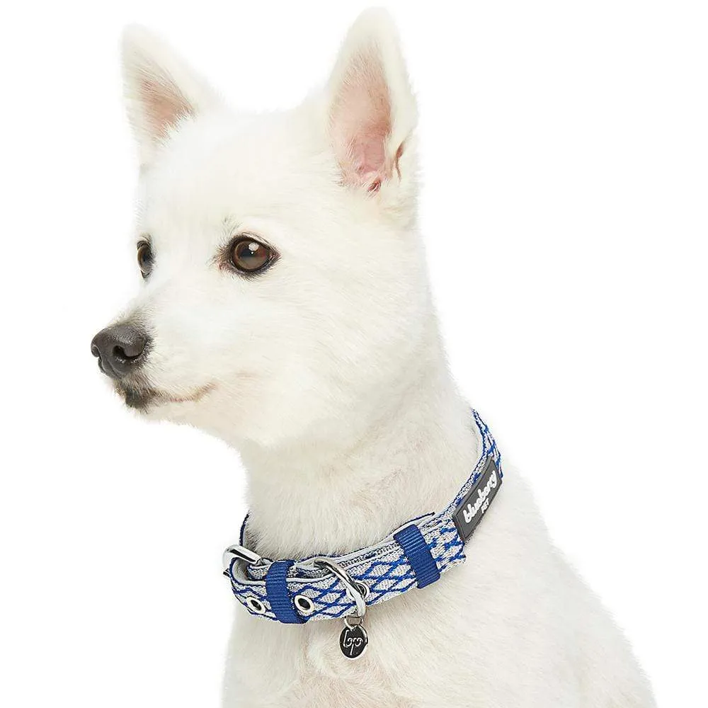 Diamond Pattern Padded Dog Collar