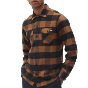 Dickies camica da adulto unisex in flanella di cotone New Sacramento DK0A4XDZB00 marrone