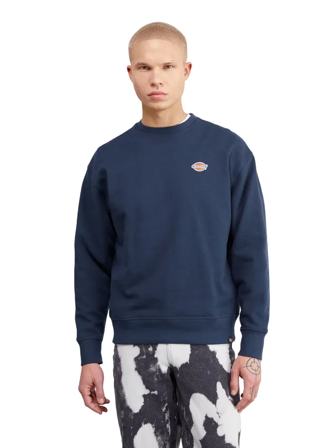 Dickies Felpa girocollo da uomo Millersburg DK0A4YLZDNX1 blu