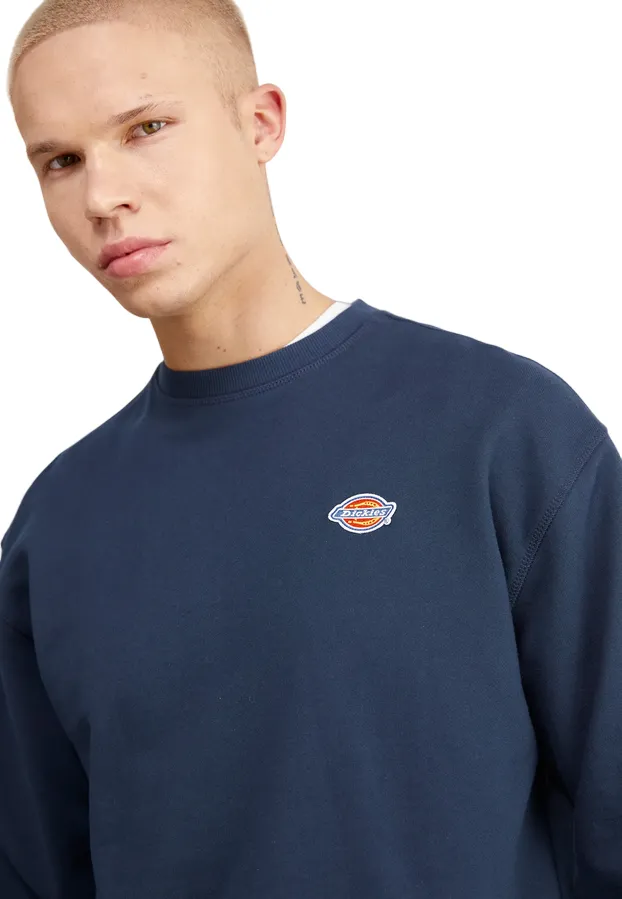 Dickies Felpa girocollo da uomo Millersburg DK0A4YLZDNX1 blu
