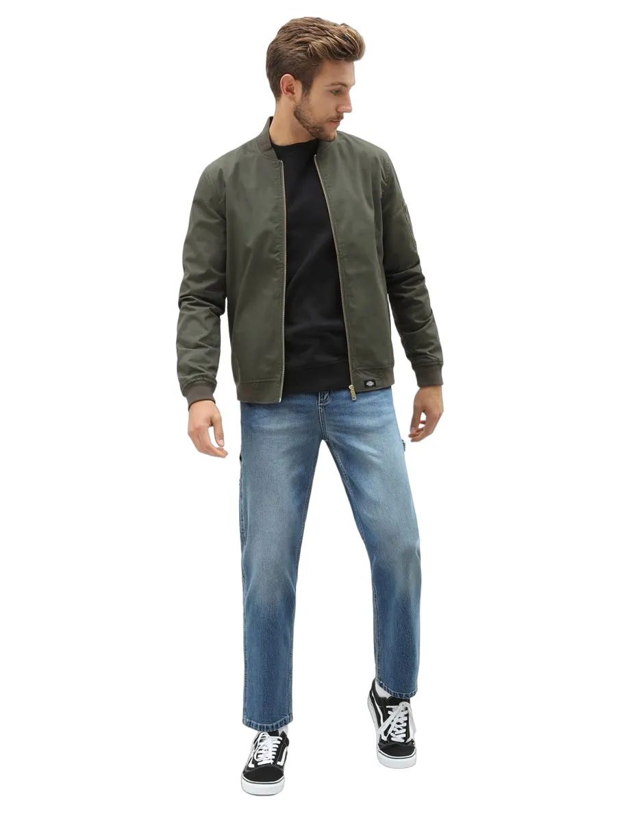 Dickies Giacca leggera da uomo in policotone Hughson DK720230DKO verde oliva