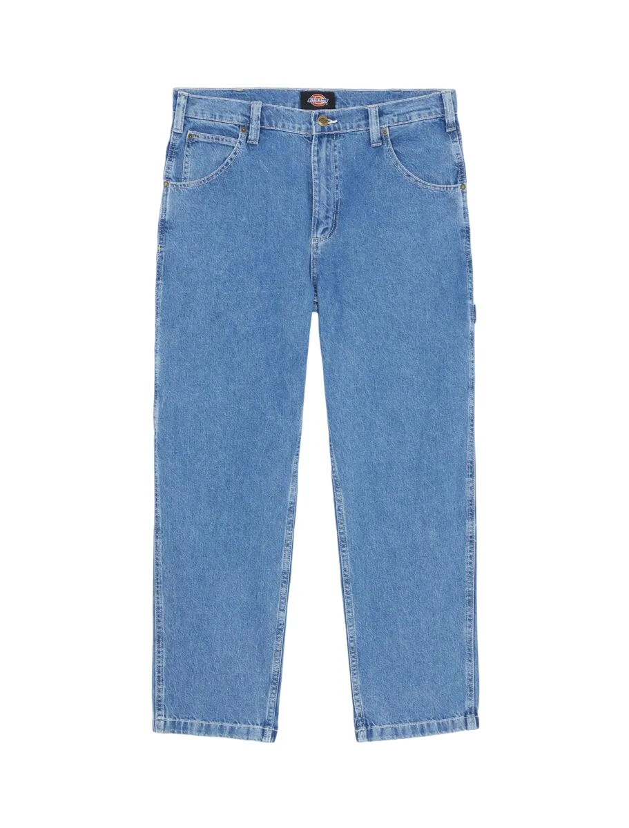 Dickies pantalone jeans da uomo Garyville DK0A4XECCLB1 blu medio