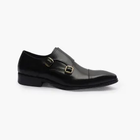 Double Buckle Monk Strap Patina