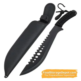 Durable Black 440 Stainless Steel Machete (Full Tang)