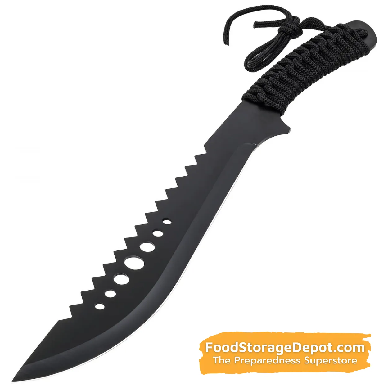 Durable Black 440 Stainless Steel Machete (Full Tang)