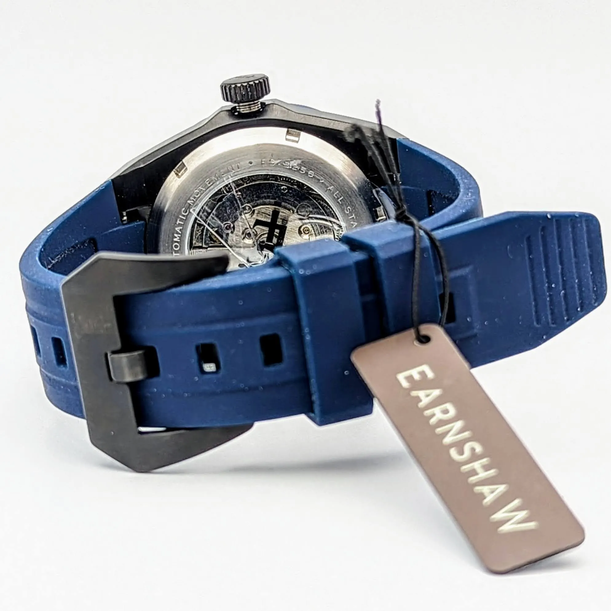 EARNSHAW Bessemer Compressor Automatic Wristwatch Mettalic Blue – BRAND NEW! In Box!