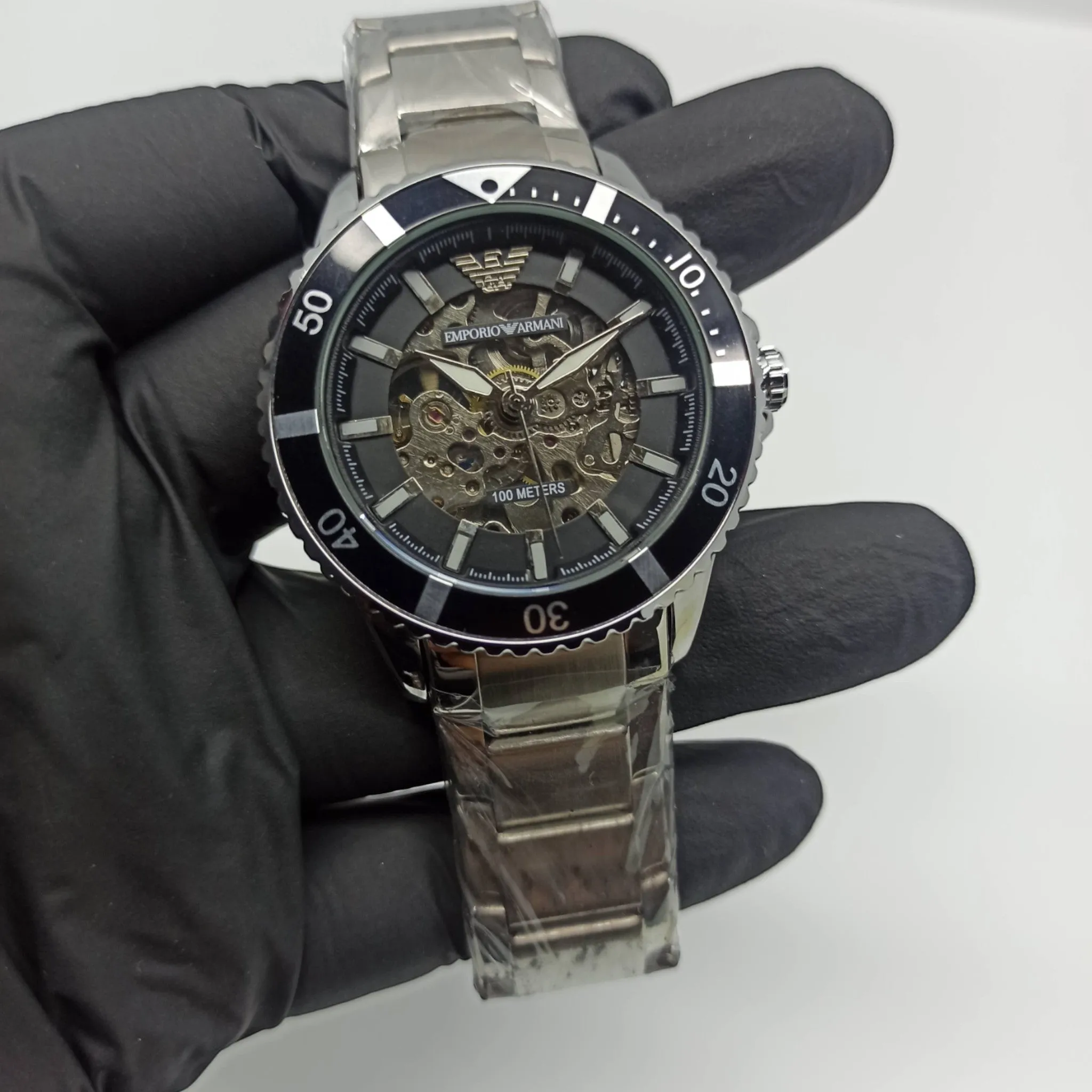 Emporio Armani - Meccanico - Master Quality - Automatic - 44mm - Men's Watch