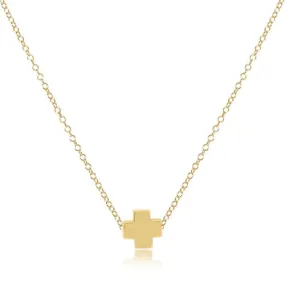 enewton 16" Necklace Cross-Gold
