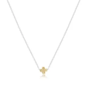 enewton -16"  Necklace Gold -Signature Cross Gold