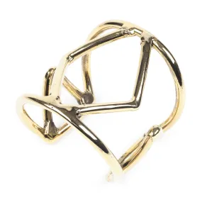 Geometric Diamond Cuff