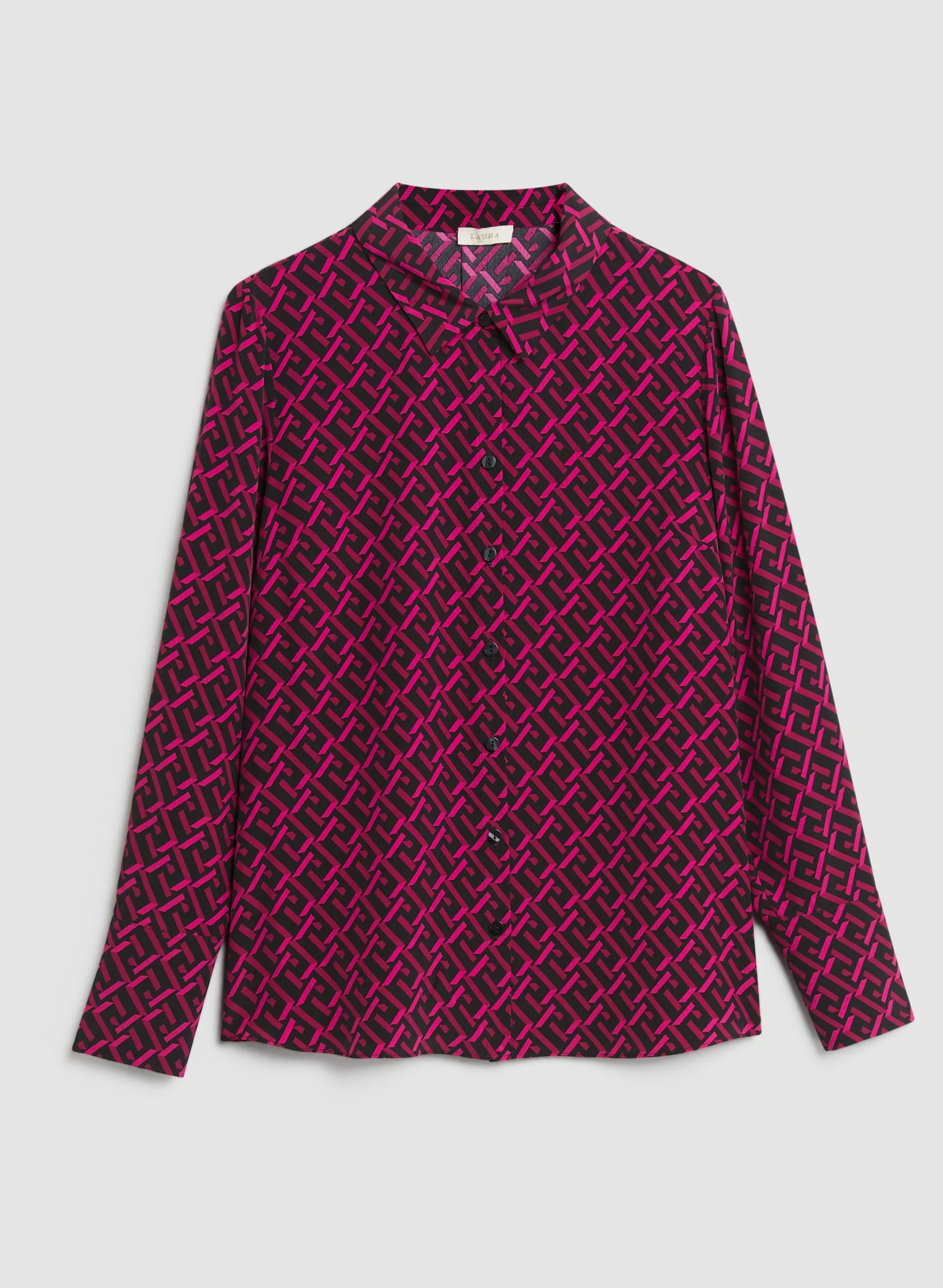 Geometric Print Blouse