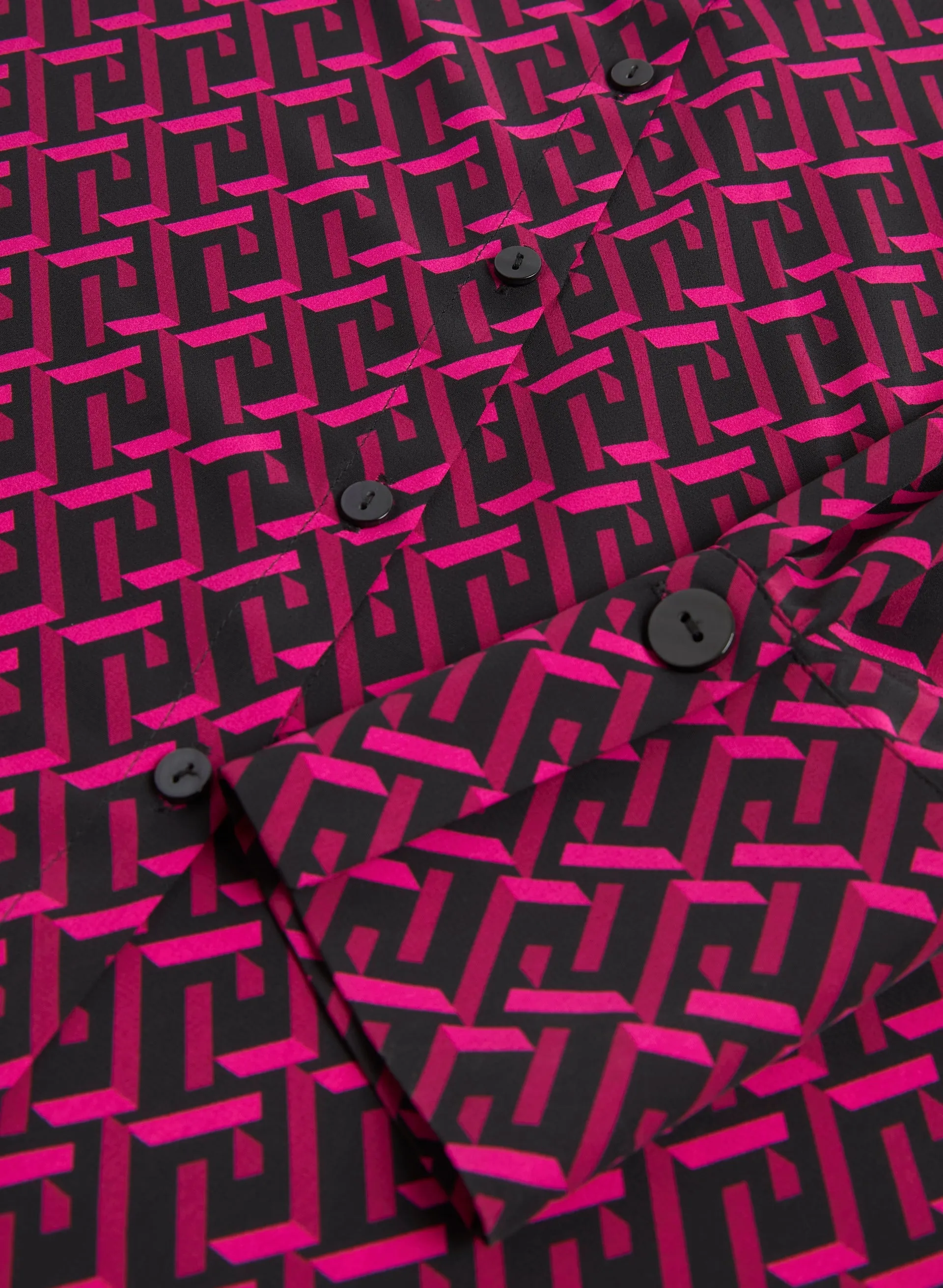 Geometric Print Blouse