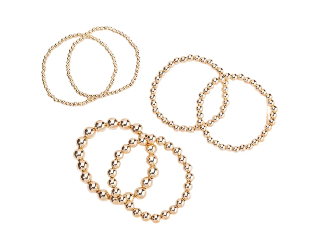 Gold Ball Bracelets