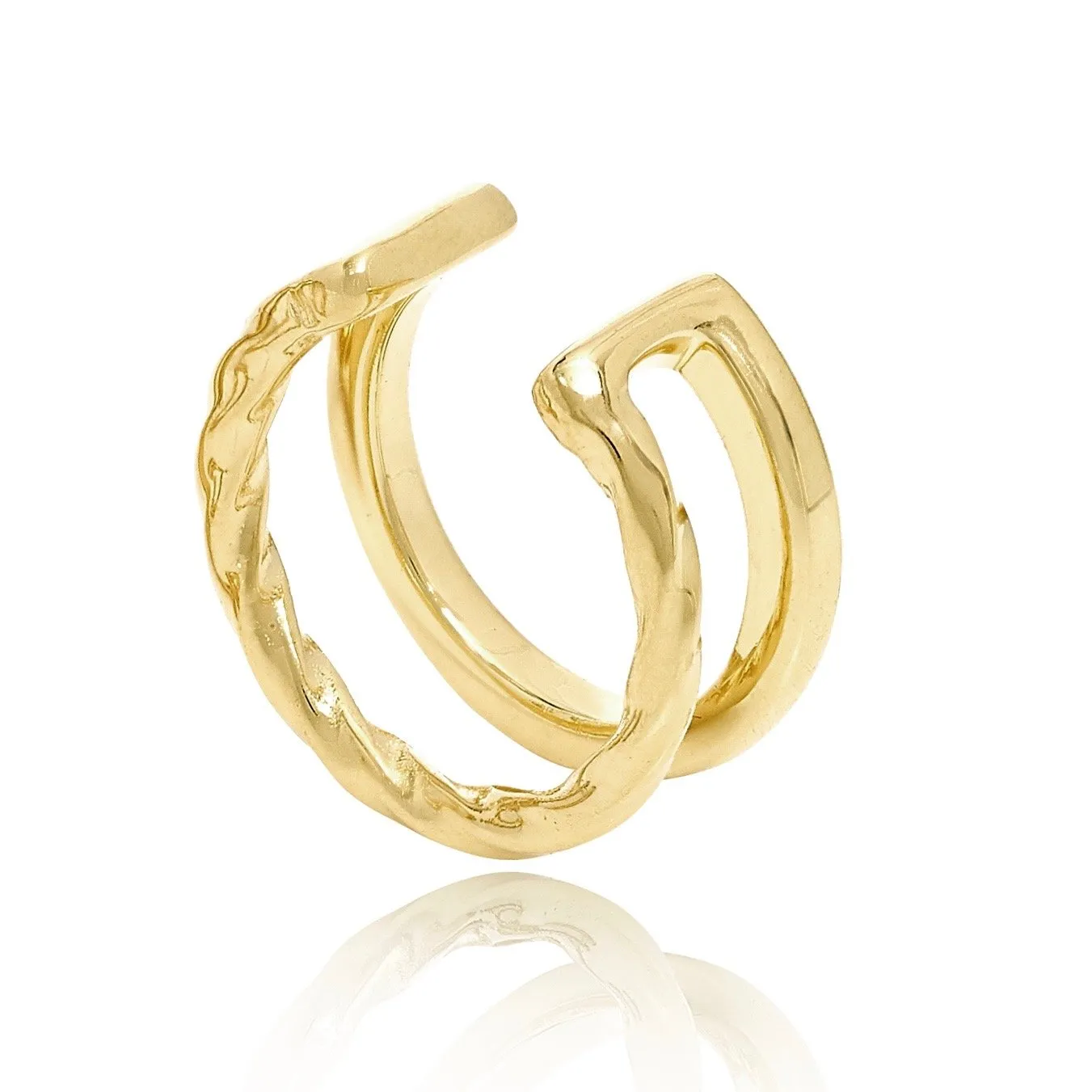 Gold Twist Cuffs