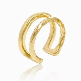Gold Twist Cuffs