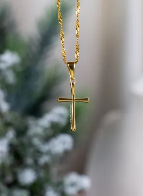 Golden Cross Necklace