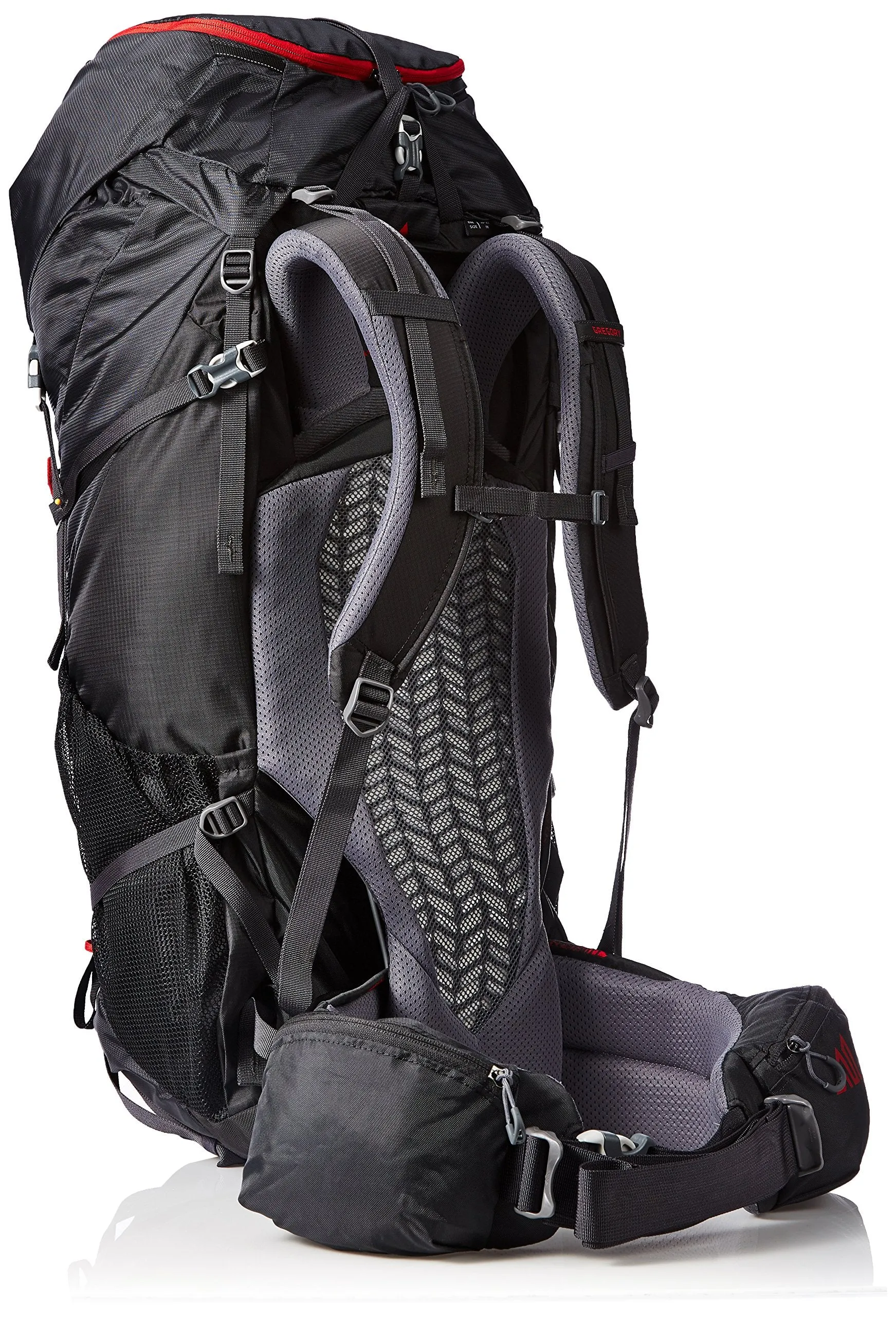 Gregory Mountain Products Stout 65 Liter Men's Backpack, Coal Grey, One Size