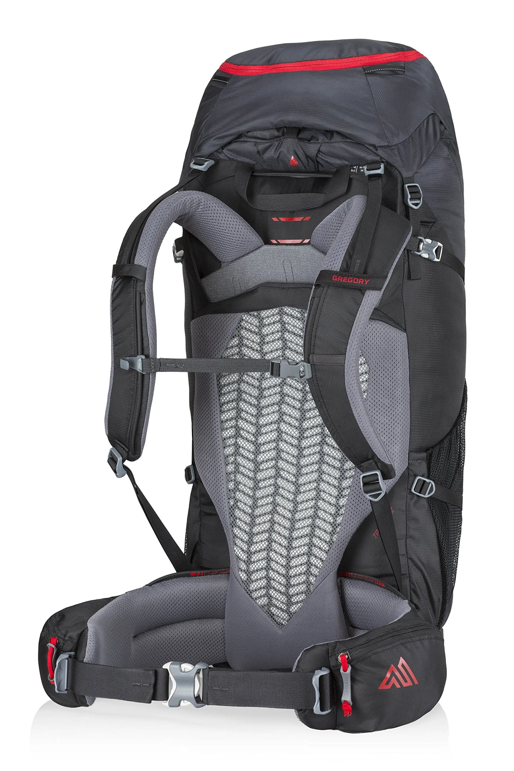 Gregory Mountain Products Stout 65 Liter Men's Backpack, Coal Grey, One Size