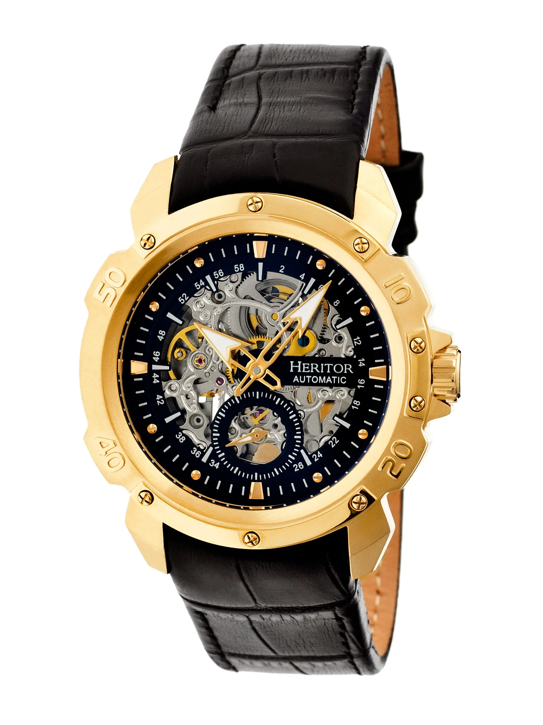 Heritor Automatic "Carter" Men's Skeleton Dial Watches - Use Code Heritor120 for $120 Off!
