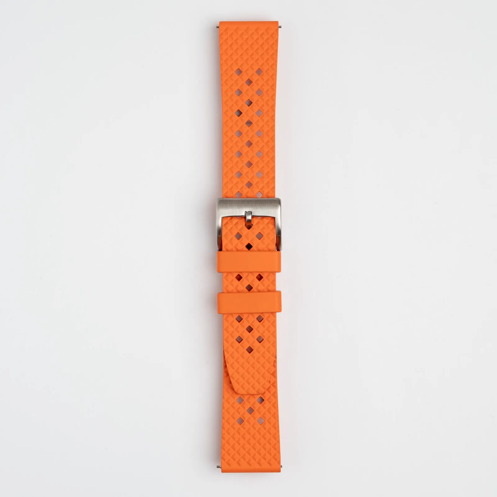 Hex FKM Quick Release Rubber Orange Watch Strap