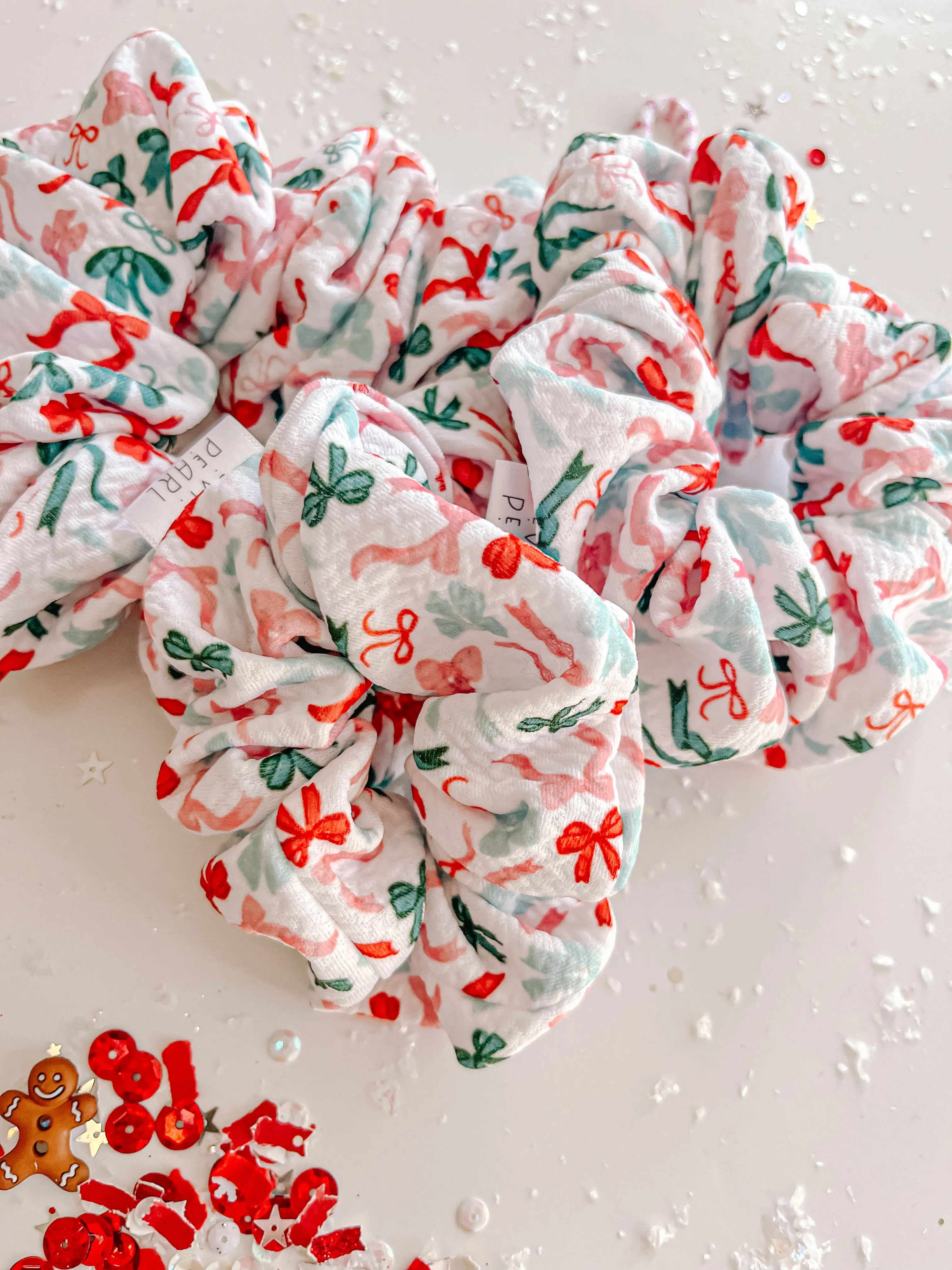 Holiday Bows Scrunchy