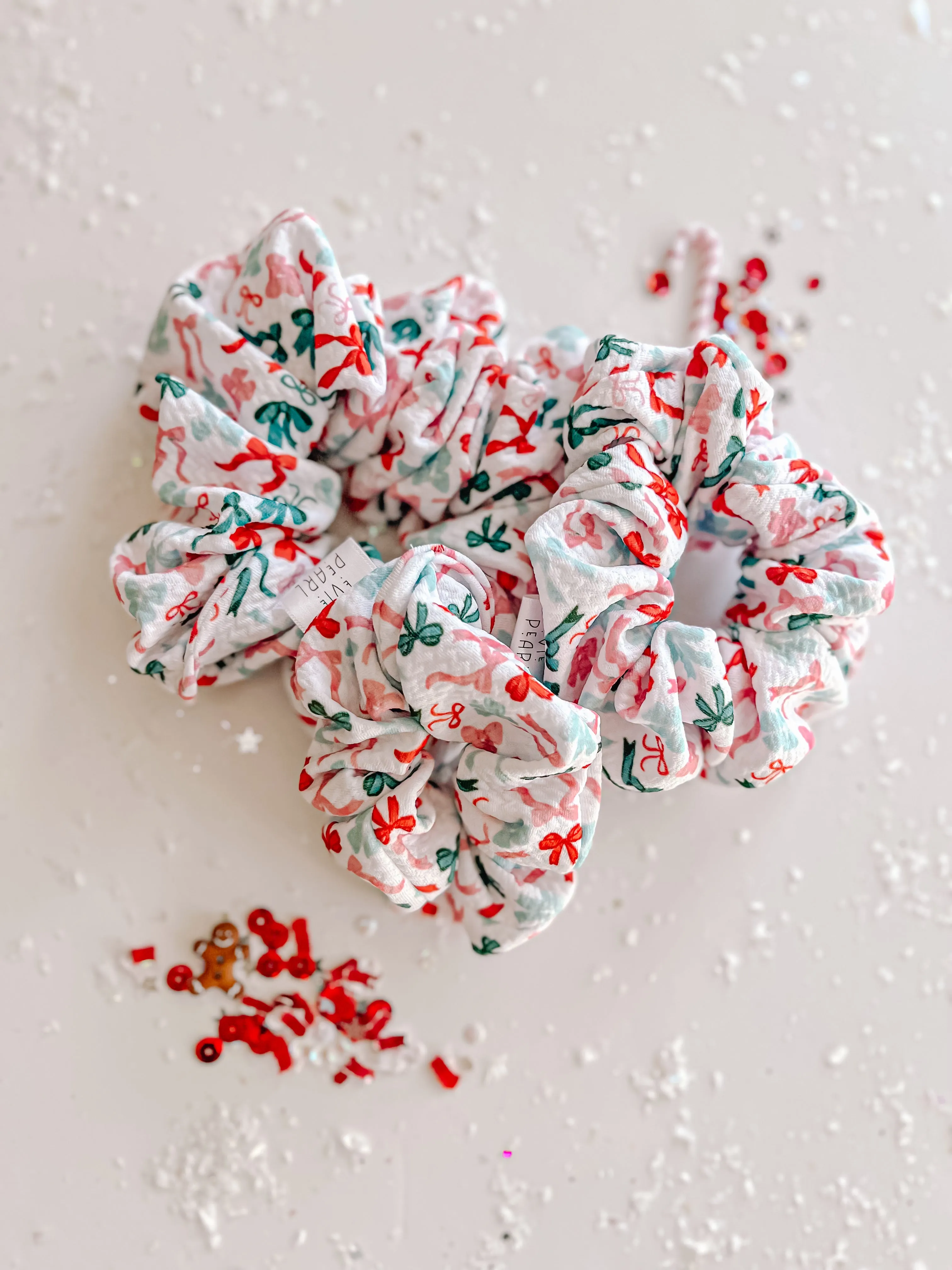 Holiday Bows Scrunchy