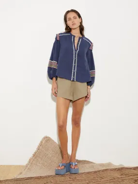Jeanne Embroidered Blouse
