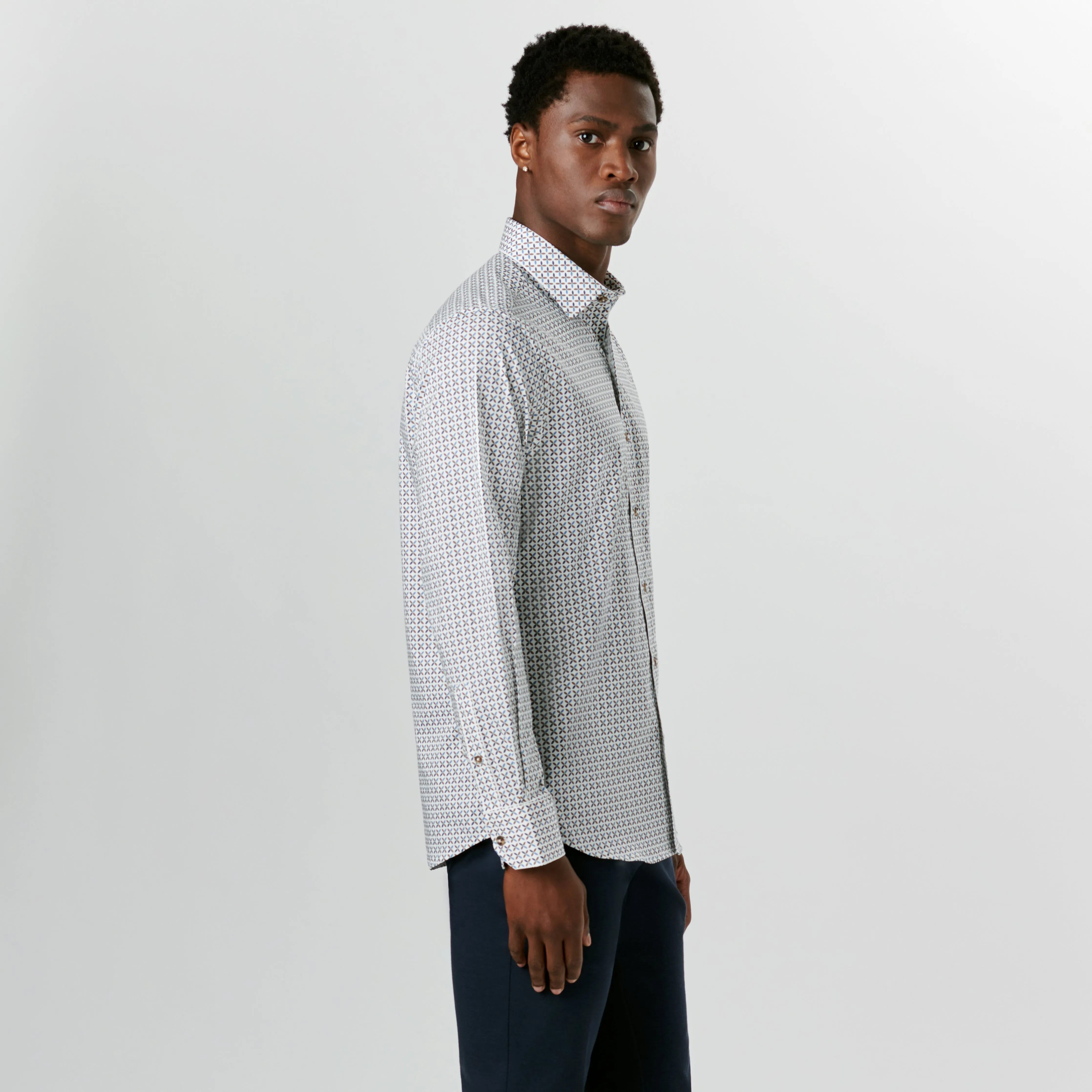 JULIAN Geometric Print Shirt