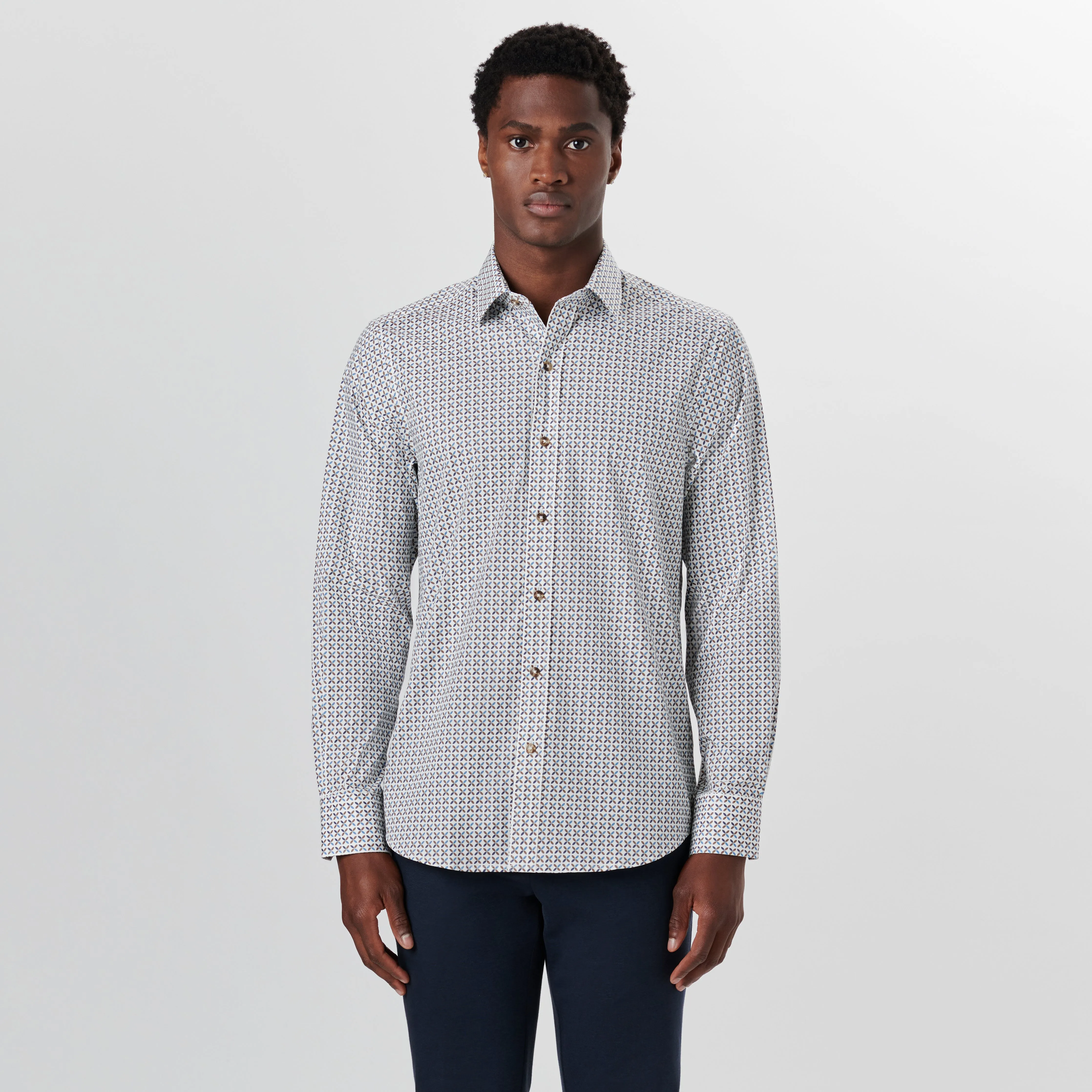 JULIAN Geometric Print Shirt