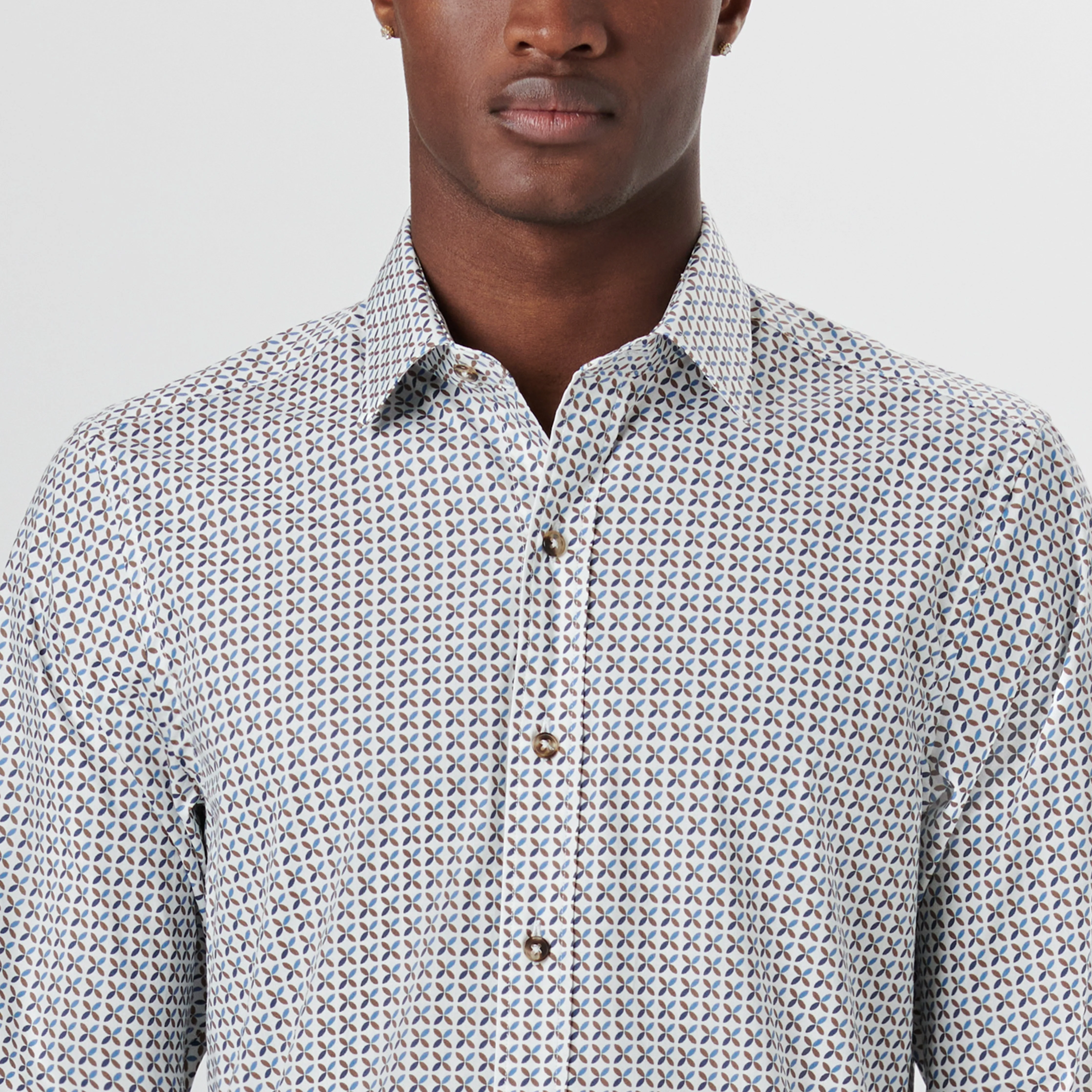 JULIAN Geometric Print Shirt
