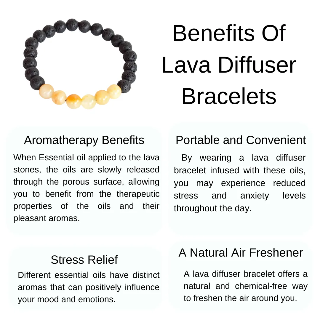 Lava Diffuser Bracelet, Lava with Carnelian Beads Diffuser Jewelry, Aromatherapy, Essential Oil Bracelet, Spiritual Gift, Yoga Gift for Her,