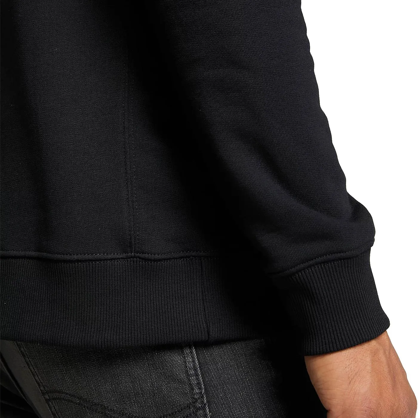 Lee felpa girocollo da uomo Plain Crew L81ITJ01 nero