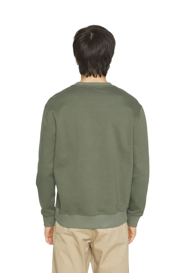 Lee Felpa Girocollo da uomo Plain Crew Sweatshrt 112341660 oliva