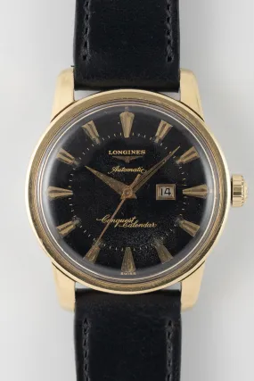 LONGINES Conquest Ref.9007 Black Gilt Dial