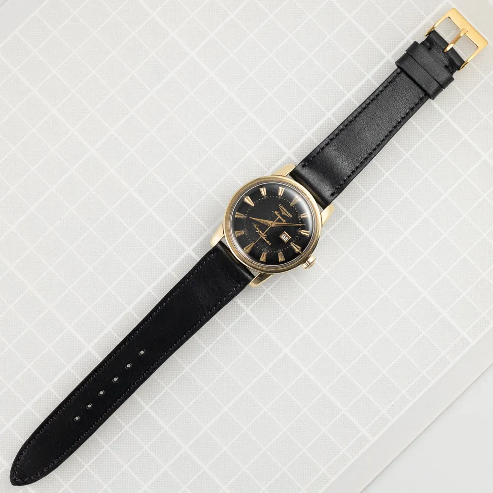 LONGINES Conquest Ref.9007 Black Gilt Dial