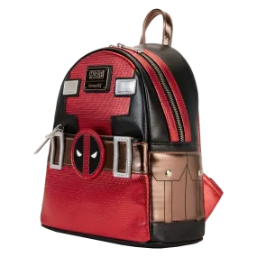 Marvel Metallic Deadpool Cosplay Mini Backpack