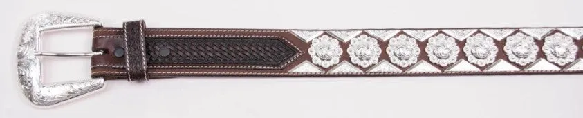 MEN'S SILVERSMITH CONCHO BELT