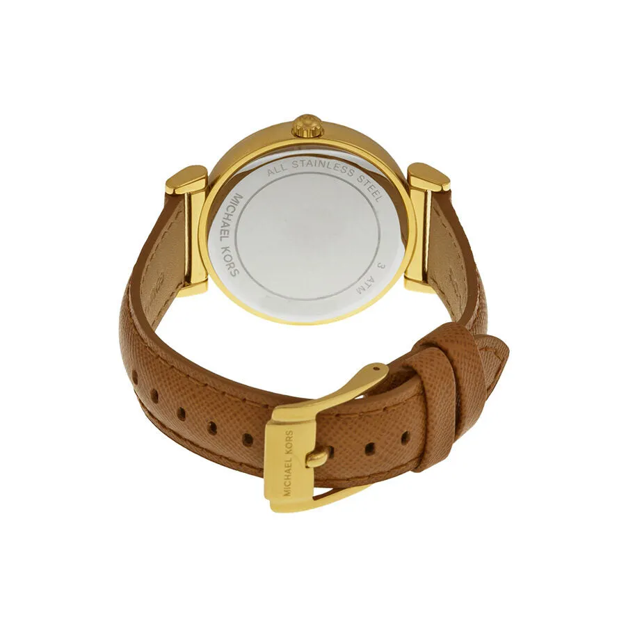 Michael Kors Catlin Champagne Crystal Pave Dial Ladies Watch MK2375