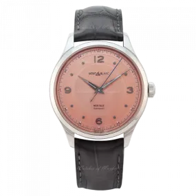 MON01205 - SS 40MM AUTO HERITAGE SALMON DL GREY STRAP