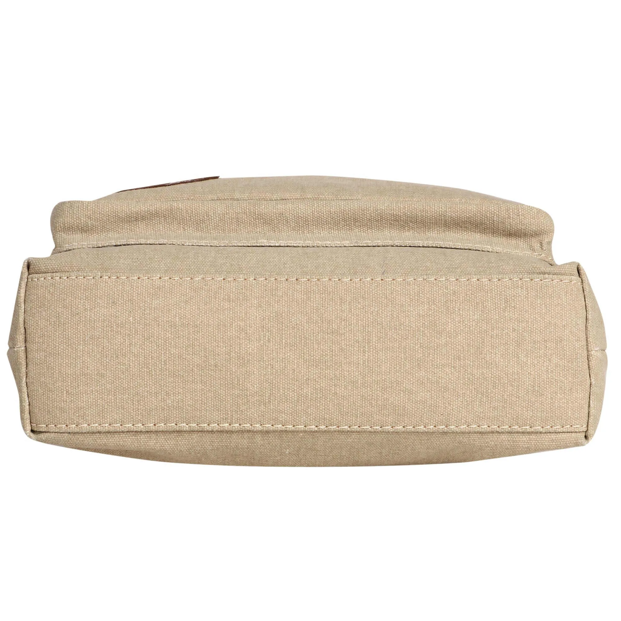 Mona B - Unisex Canvas Messenger Crossbody Bag: Flint