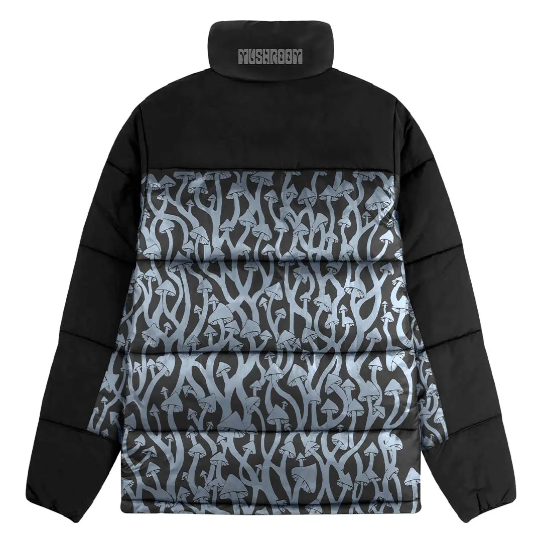 Mushroom Piumino da adulto 23FWMU43003 nero-grigio