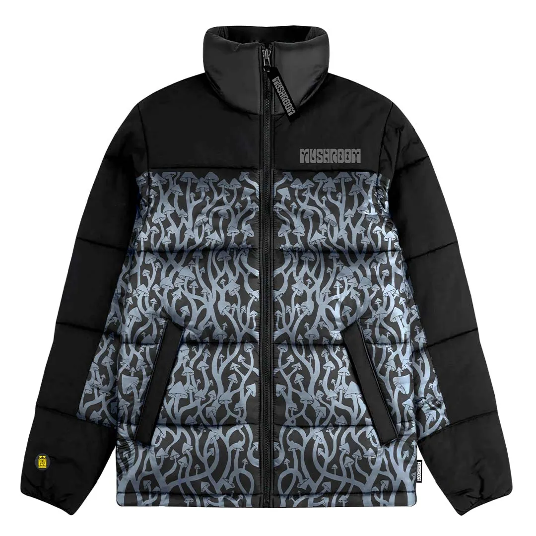 Mushroom Piumino da adulto 23FWMU43003 nero-grigio