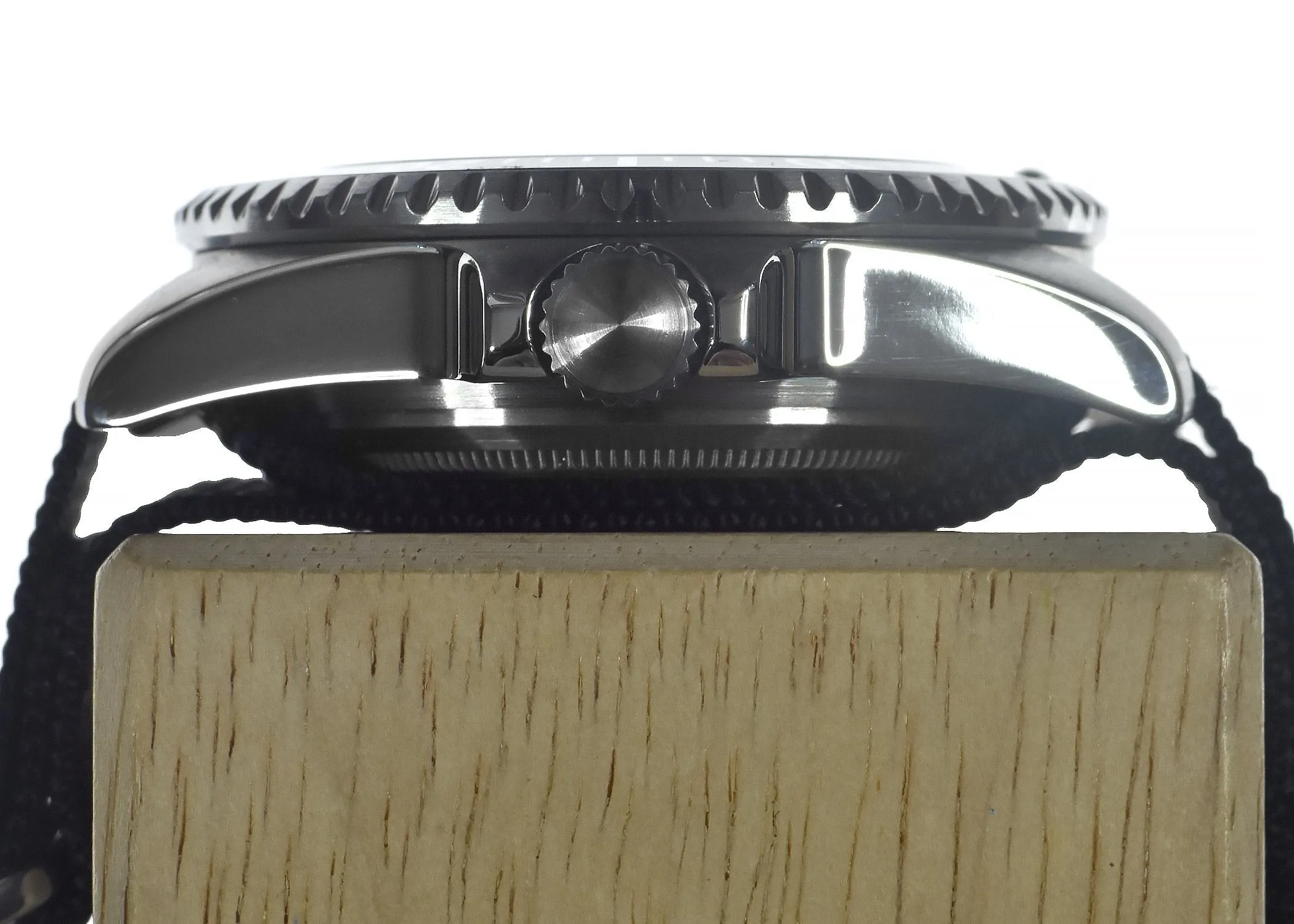 MWC 24 Jewel 1982 Pattern 300m Automatic Military Divers Watch with Sapphire Crystal on a NATO Webbing Strap (Non Date Version)
