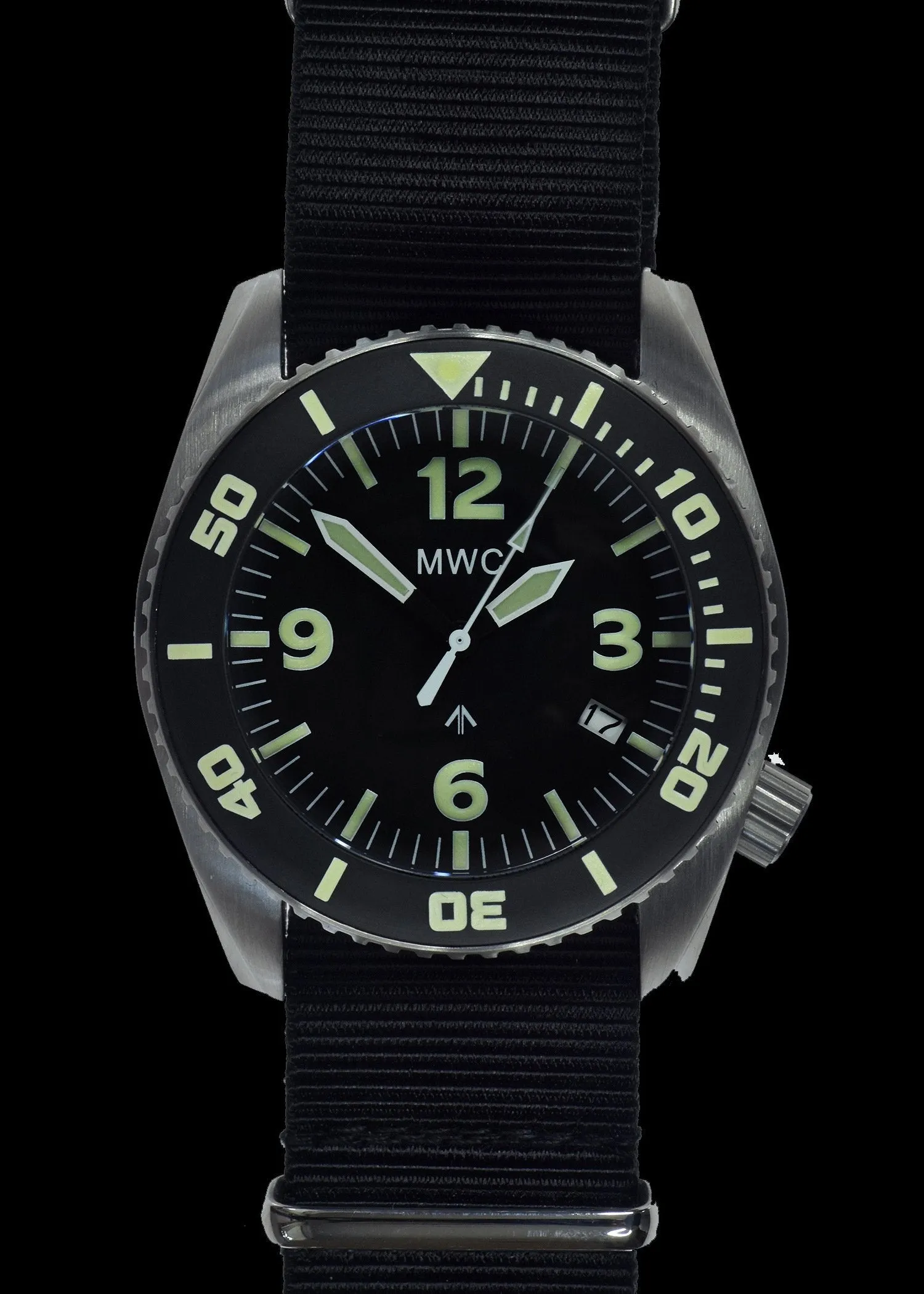 MWC "Depthmaster" 100atm / 3,280ft / 1000m Water Resistant Military Divers Watch in Stainless Steel Case with Helium Valve (Automatic)