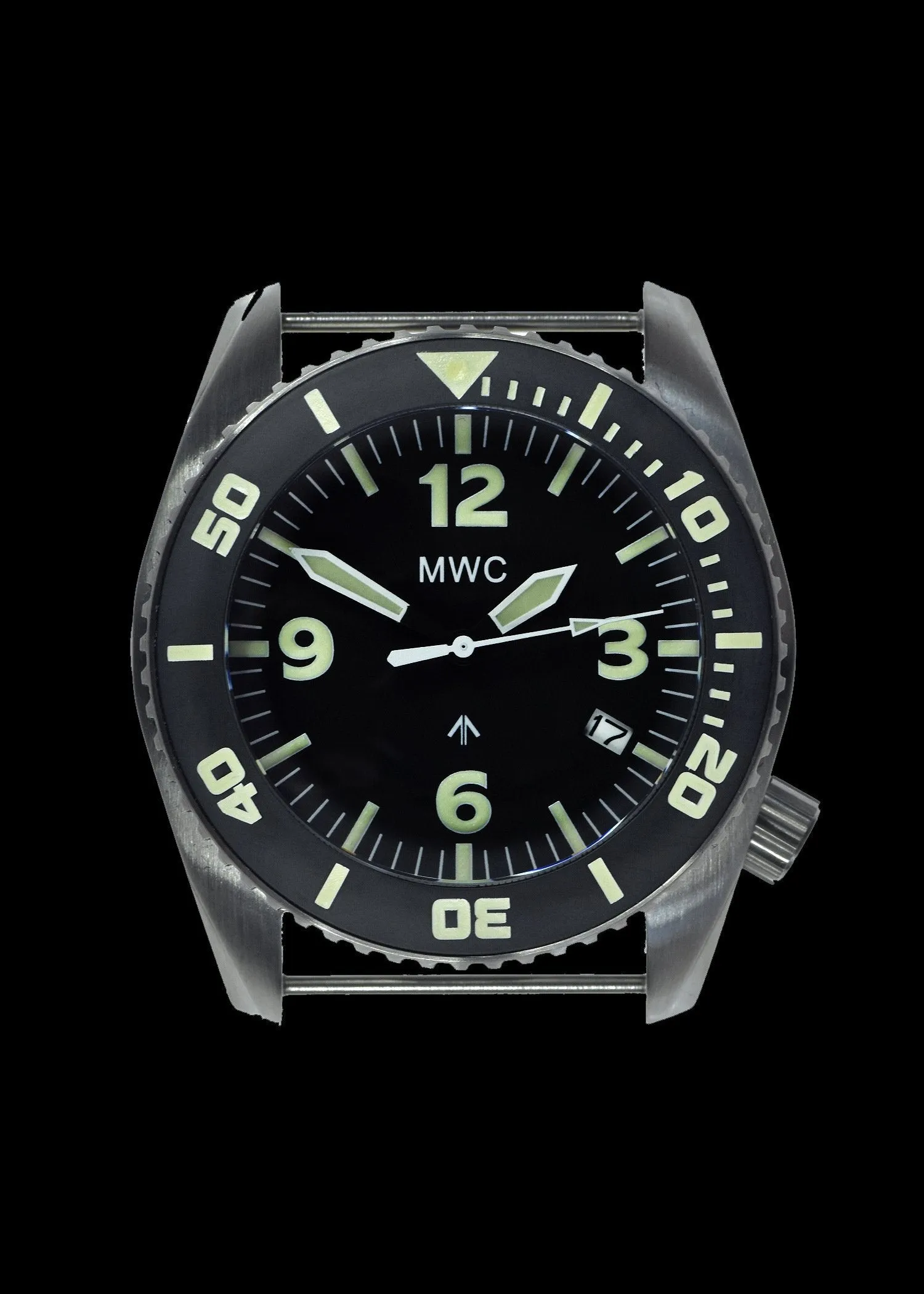 MWC "Depthmaster" 100atm / 3,280ft / 1000m Water Resistant Military Divers Watch in Stainless Steel Case with Helium Valve (Automatic)