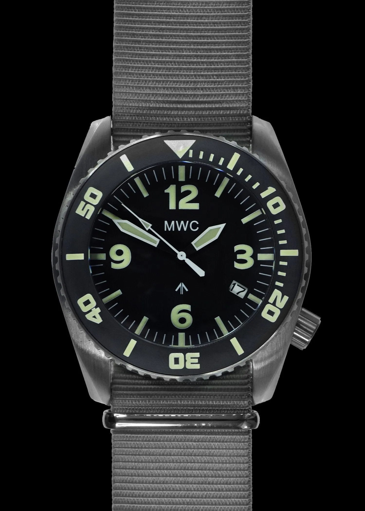 MWC "Depthmaster" 100atm / 3,280ft / 1000m Water Resistant Military Divers Watch in Stainless Steel Case with Helium Valve (Automatic)