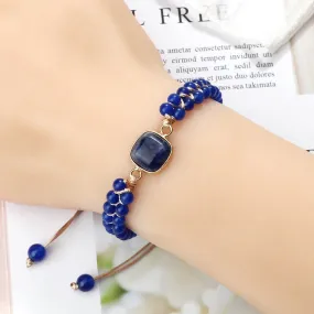Natural Lapis lazuli Healing Beads Bracelets For Men Handmade Charm Natural Stone Beaded Bracelets