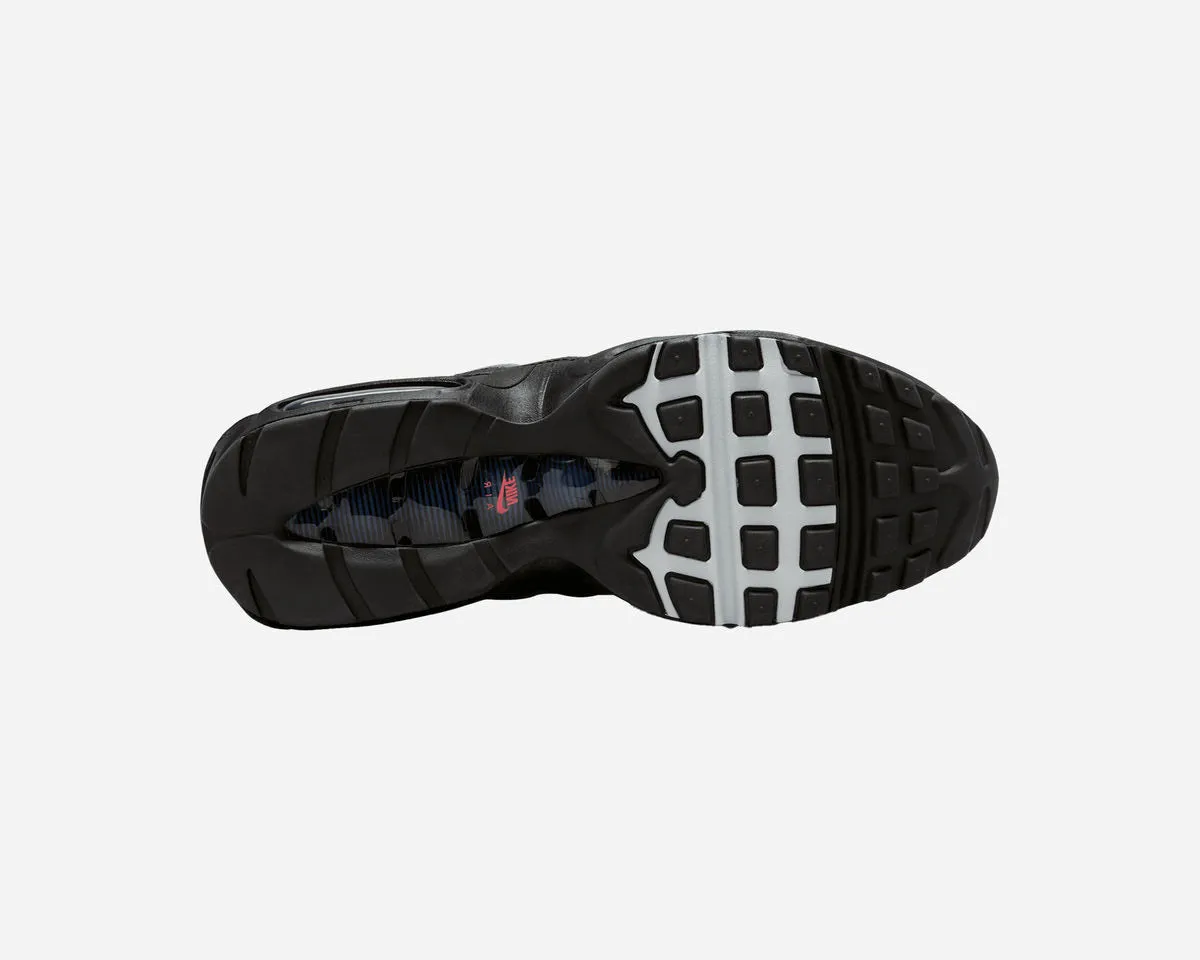 Nike scarpa sneakers da uomo Air Max 95 Essential DM0011 007 nero-rosso-antracite