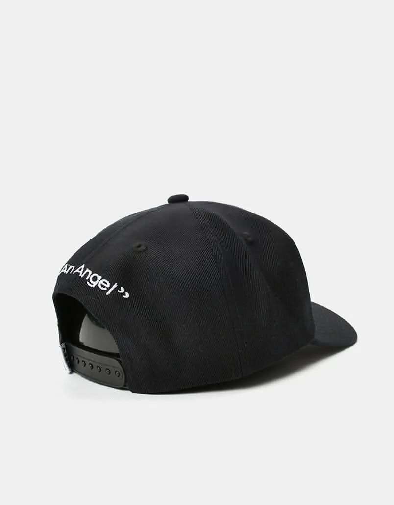 Obey Angel 6 Panel Snapback Cap - Black